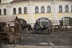Съемки фильма &laquo;Кулачный&raquo; на Красной площади, лето 2023 г.