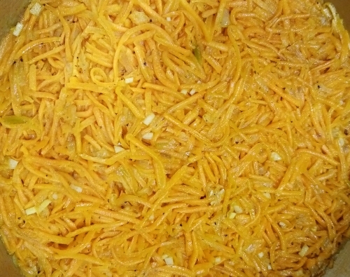 Заправленная морковь по-корейски