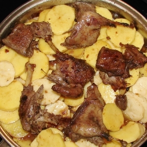Рецепт дикой утки с картошкой
